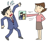 旦那に浮気の調査報告書を見せる